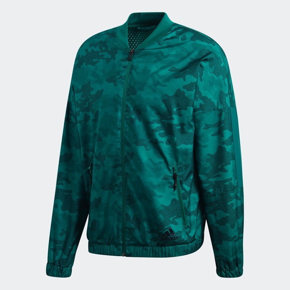 adidas camo bomber jacket